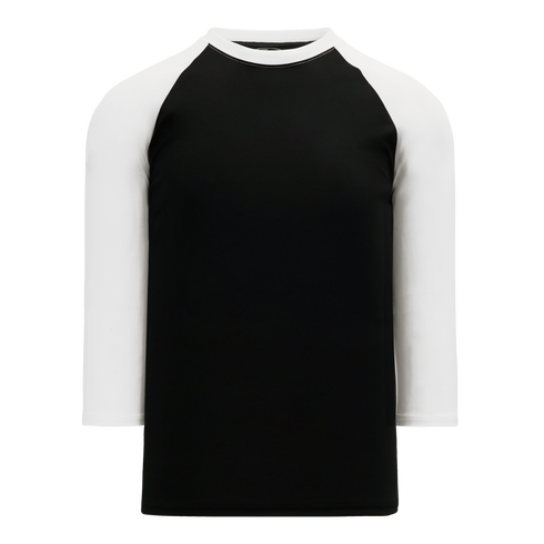 Athletic Knit 3/4 Sleeve Crew Neck Baseball Shirt (BA1846)